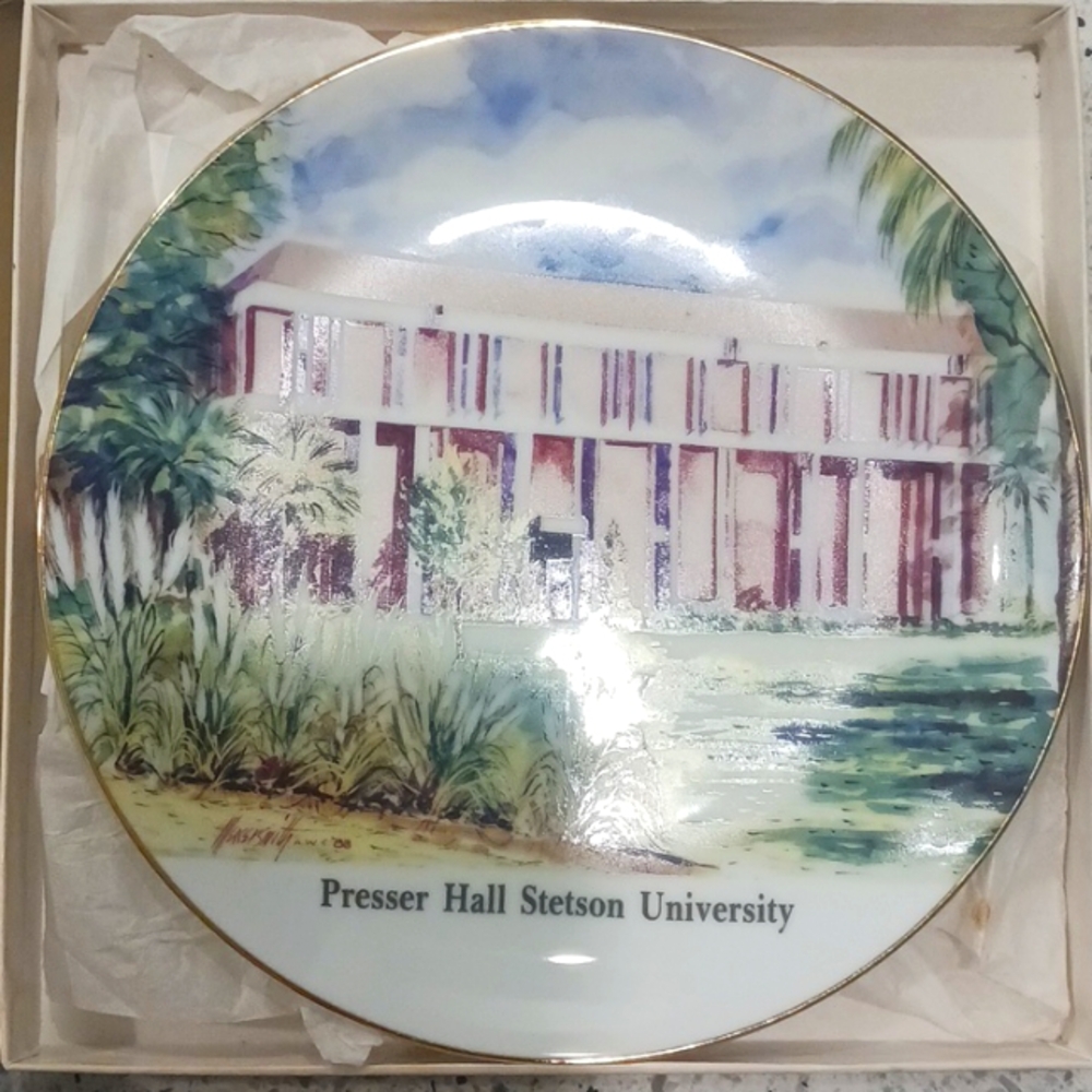 Stetson University Commemorative Plate